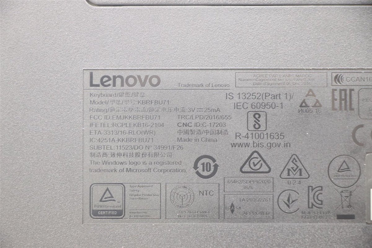 Lenovo KYB_MOUSE Primax R71_G2 2.4G BKG+C_IN Indian English Keyboard 5KM0U87625