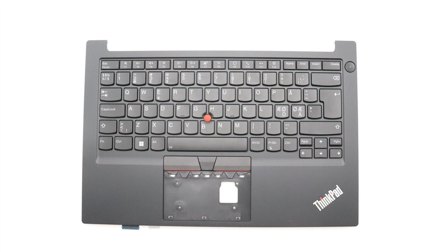 Lenovo ThinkPad E14 Gen 4 s Keyboard Palmrest Top Cover Nordic Black 5M11H58968