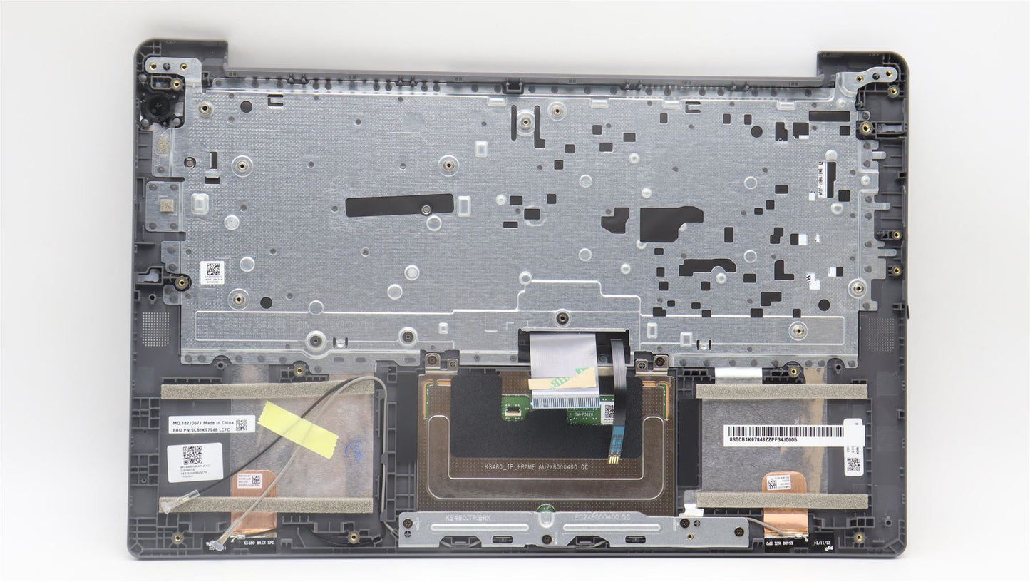 Lenovo Upper Case ASM_UKE L82XL NFP AG BL 5CB1K97948