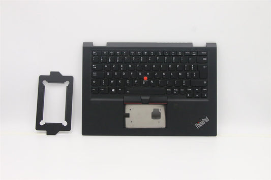Lenovo ThinkPad X13 Gen 1 Palmrest Cover Keyboard Belgian Black 5M10Y85846