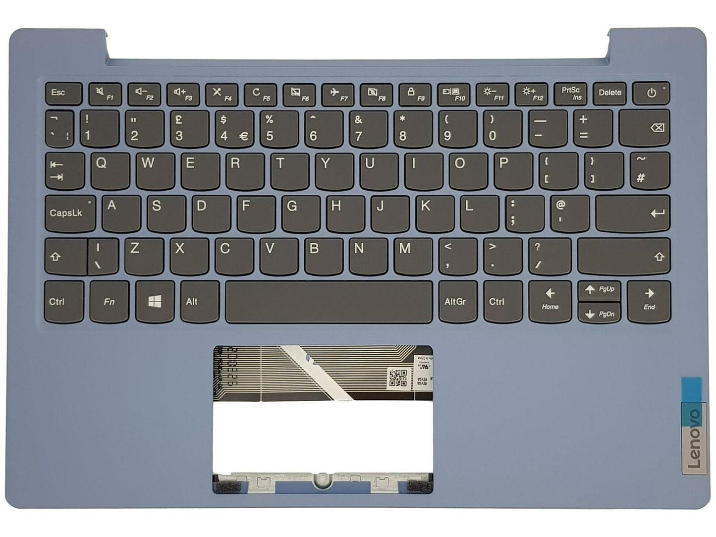 Lenovo IdeaPad 1-11IGL05 Keyboard Palmrest Top Cover UK Blue 5CB0X56931