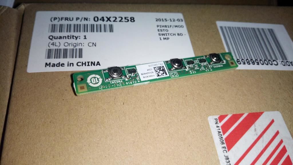 Lenovo Modesto power Switch Board 04X2258