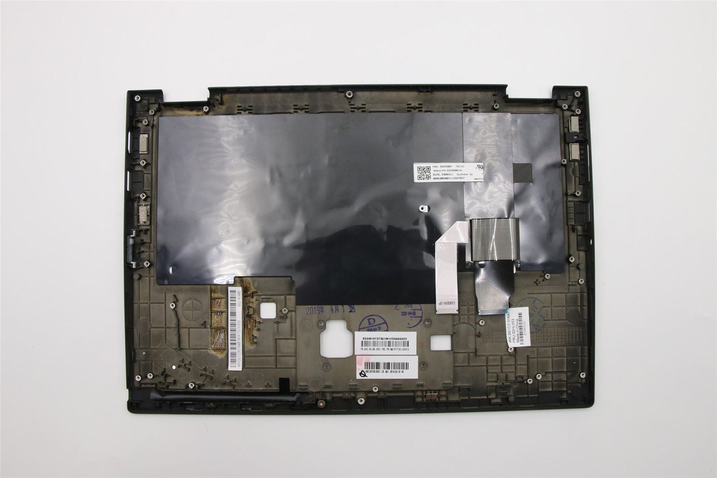 Lenovo Yoga X390 Clavier Palmrest Top Cover Belge Noir Rétroéclairé 02HL652