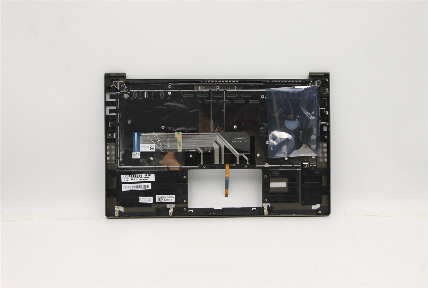 Lenovo IdeaPad 7 14ITL05 Keyboard Palmrest Top Cover German Dark Moss 5CB1B05353