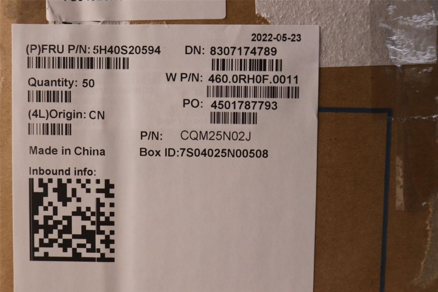 Lenovo Thermal module W 82R7 FCN 5H40S20593