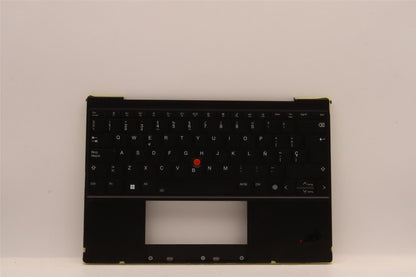 Lenovo ThinkPad Z13 Gen 1 Keyboard Palmrest Top Cover Spanish Black 5M11H94949