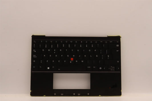 Lenovo ThinkPad Z13 Gen 1 Keyboard Palmrest Top Cover Spanish Black 5M11H94949