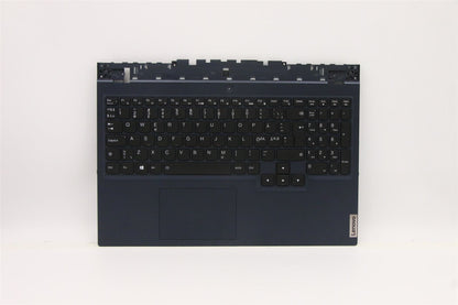 Lenovo Legion 5-15ITH6H Keyboard Palmrest Top Cover Norwegian Blue 5CB1D05075