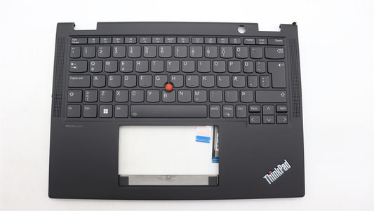 Lenovo ThinkPad X13 Gen 4 Keyboard Palmrest Top Cover Icelandic Black 5M11L64240