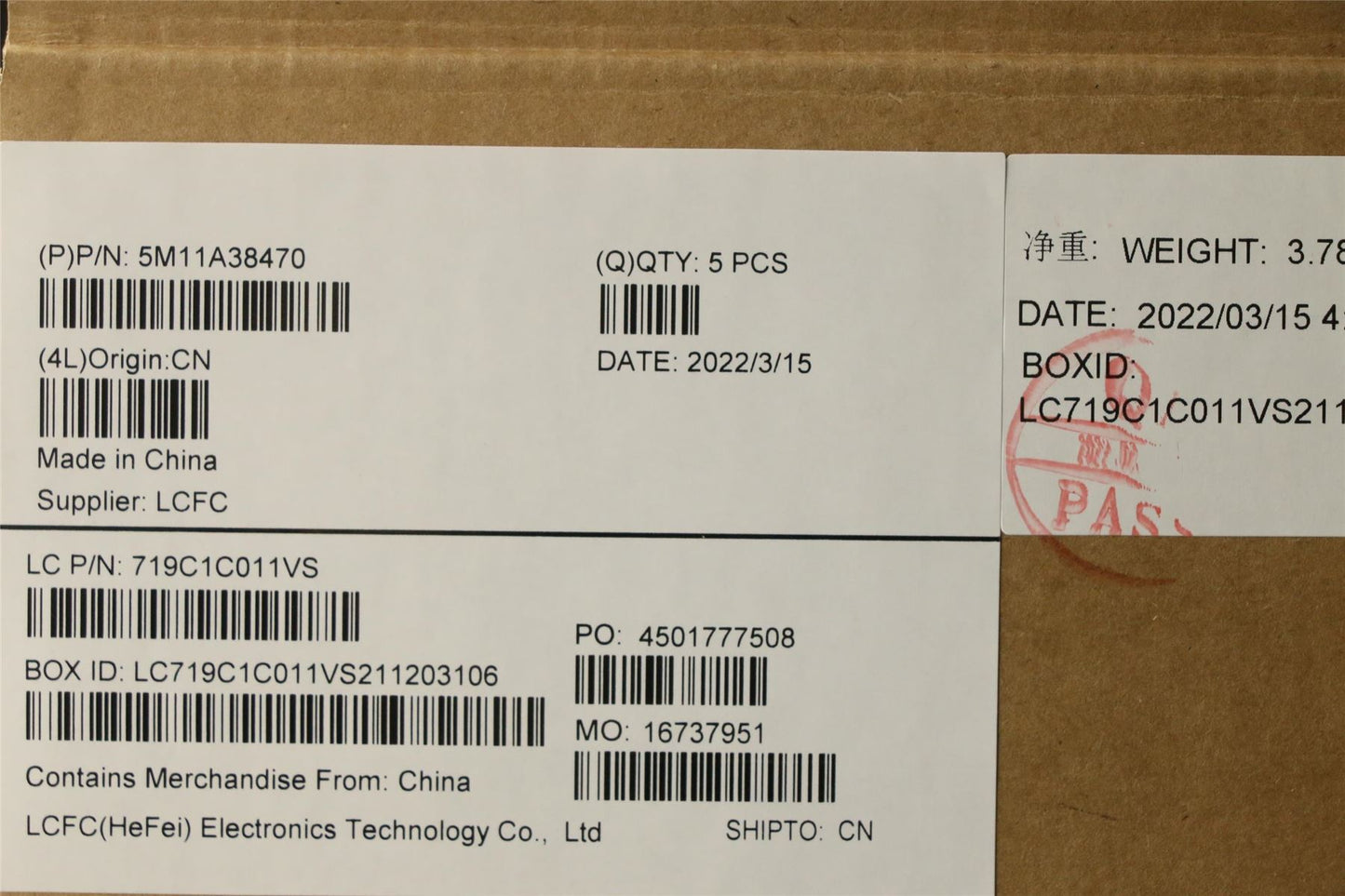 Lenovo MECH_ASM KB C ITA(PMX)PT FP UK BK 5M11A38470