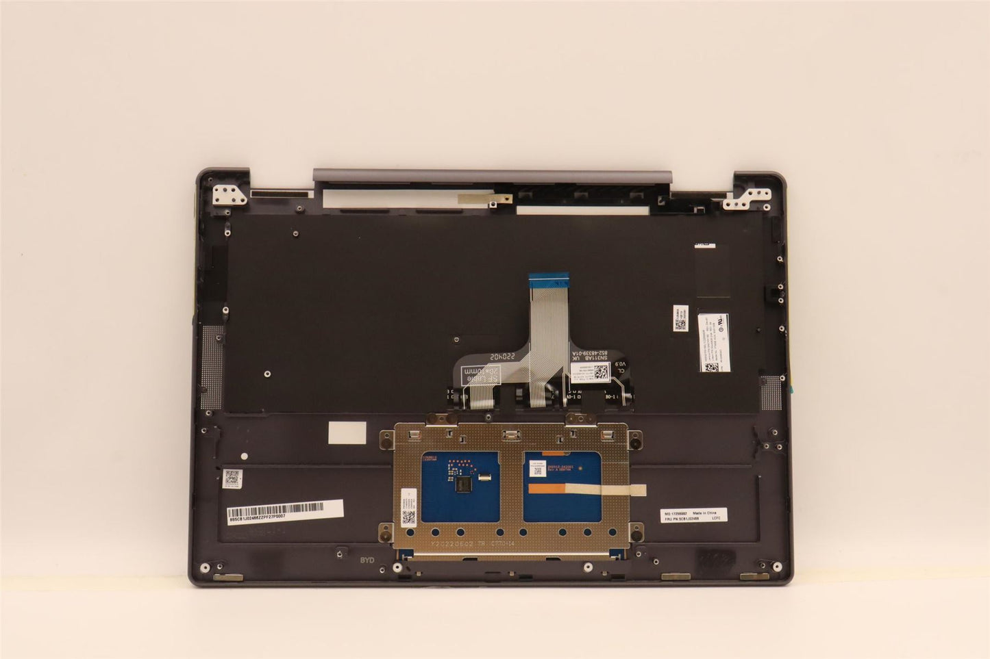 Lenovo Yoga 7 14IAL7 Palmrest Cover Touchpad Keyboard Hungarian 5CB1J02466