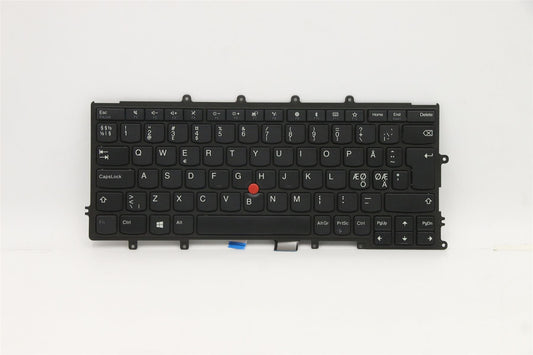 Genuine Lenovo ThinkPad A275 X270 Keyboard Nordic Black 01EP104