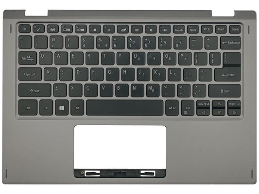 Acer Spin SP111-34N Palmrest Cover Keyboard US International Black 6B.H67N8.001