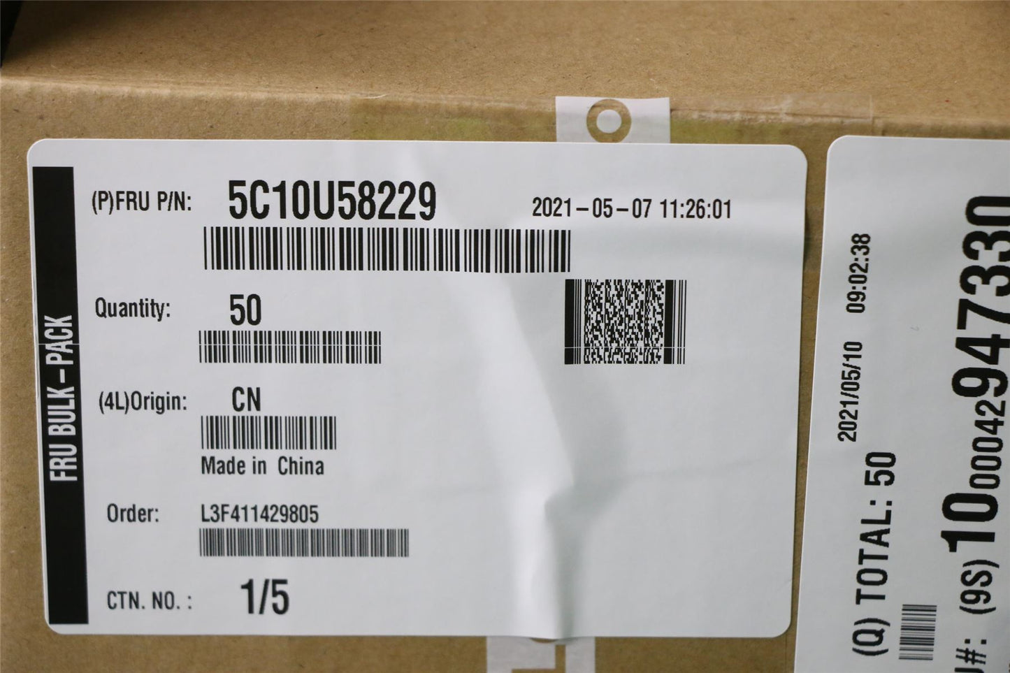 Lenovo ThinkStation P920 4-Pin to 6-Pin Cable 5C10U58229