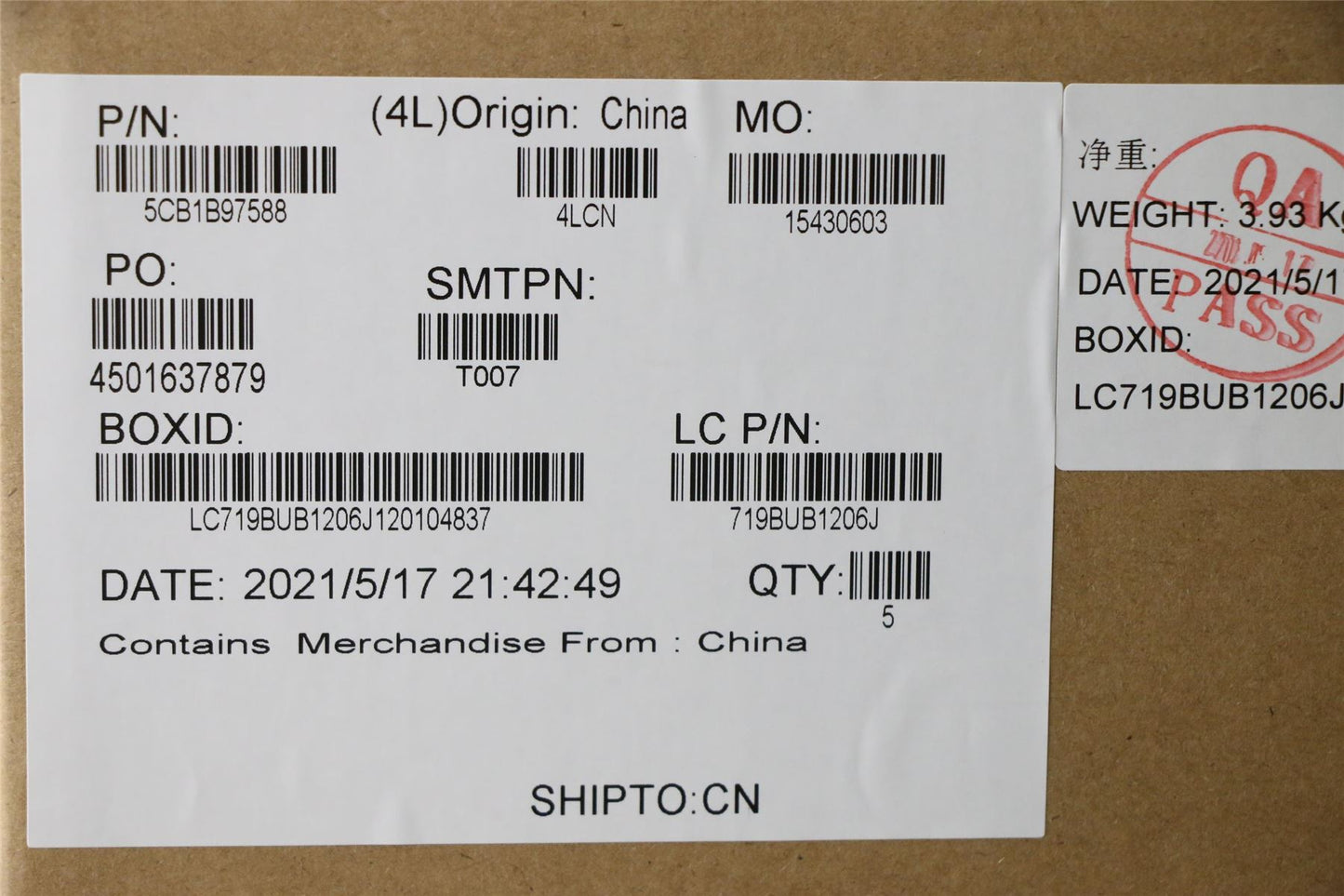 Lenovo Upper Case ASM_JPN L82H9 NFPA/GUMA 5CB1B97588