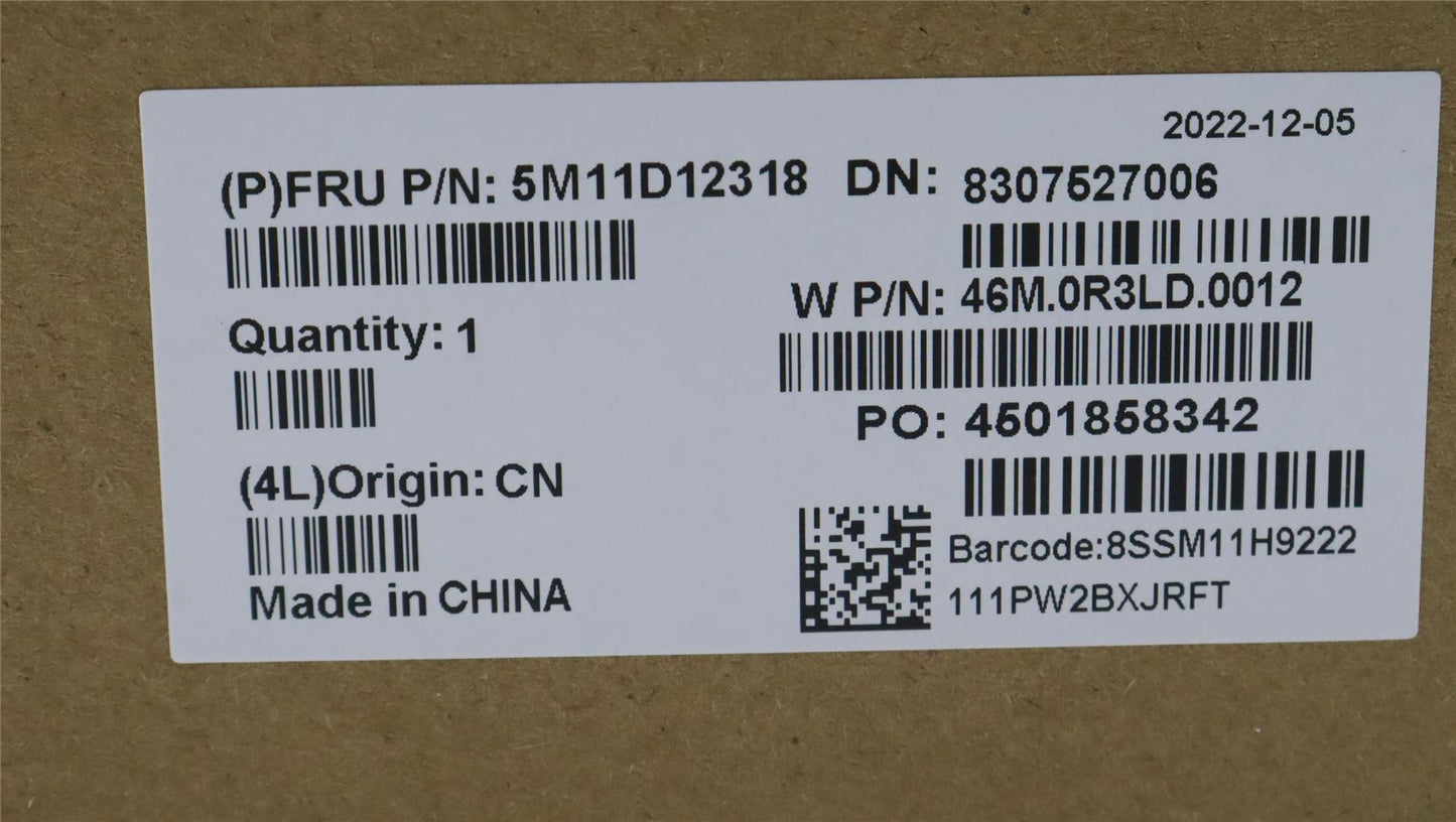 Lenovo ThinkPad P1 Gen 5 LCD Screen Display Assembly 5M11D12318