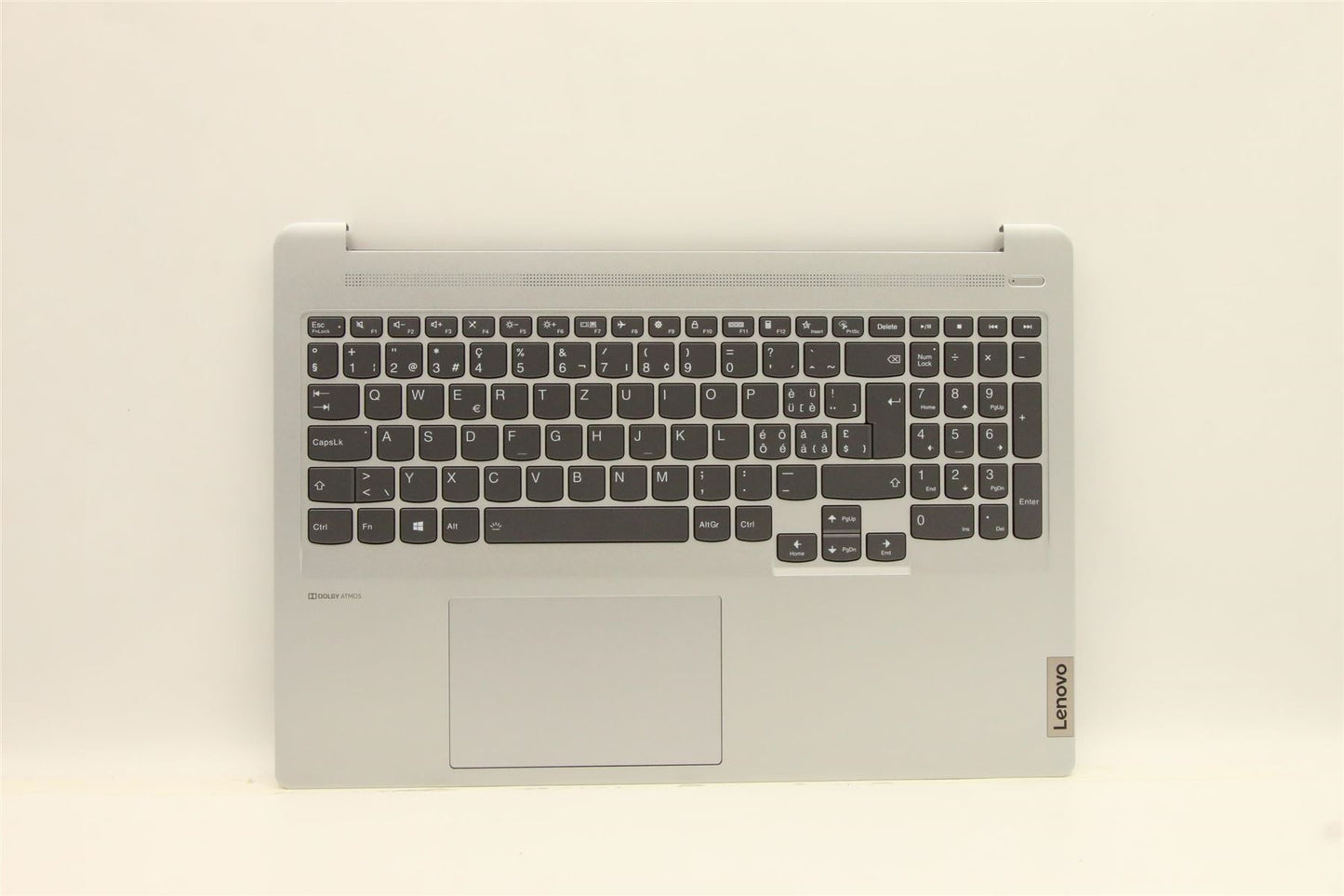 Lenovo IdeaPad 5 16ACH6 Palmrest Cover Touchpad Keyboard Swiss Silver 5CB1C74958