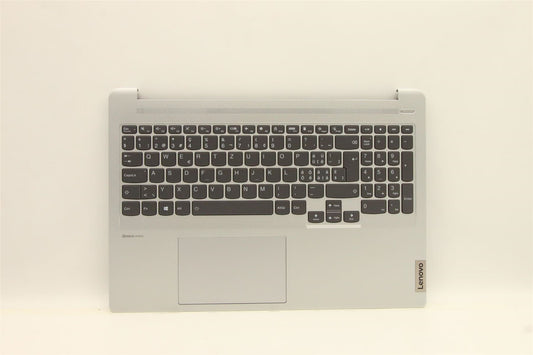 Lenovo IdeaPad 5 16ACH6 Palmrest Cover Touchpad Keyboard Swiss Silver 5CB1C74958