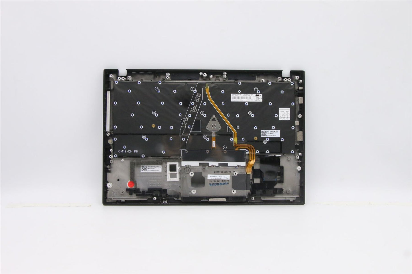 Lenovo ThinkPad X1 8th Gen Keyboard Palmrest Top Cover India English 5M10Z27469