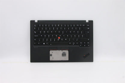 Lenovo Carbon X1 8th Keyboard Palmrest Top Cover Hungarian Black 5M10Z27465