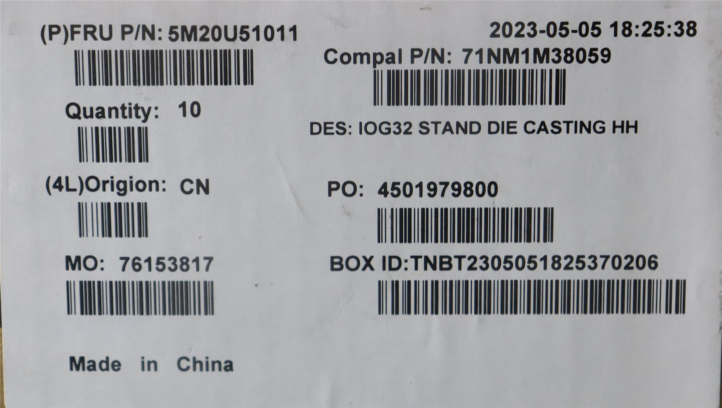 Lenovo Y9 monitor Stand base BKT HH 5M20U51011