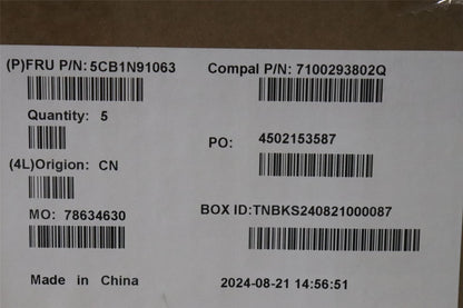 Lenovo UpperCase SWS C83FW FP AB BL AL 5CB1N91063