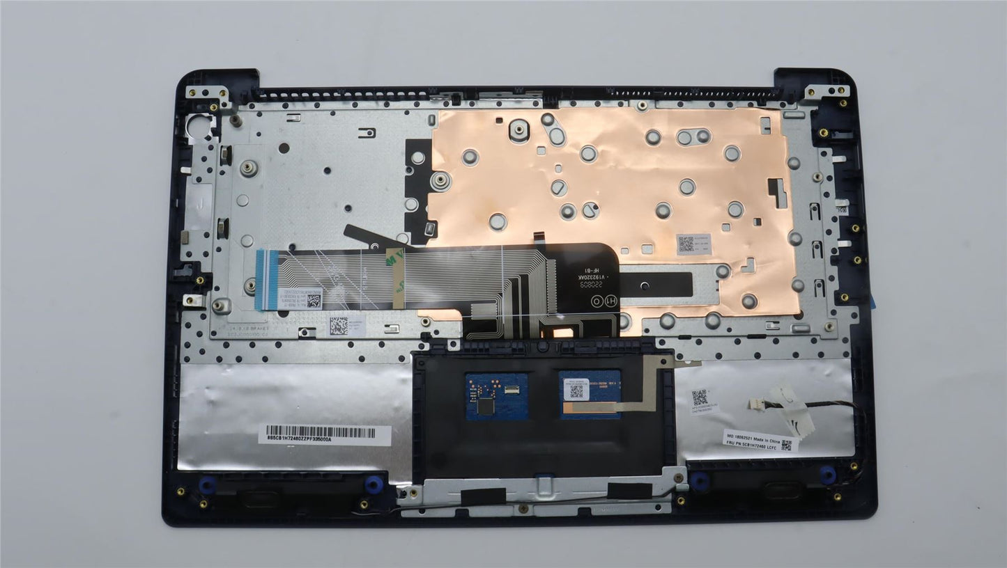 Lenovo Upper Case ASM_ITA L82RM AB_FP_BL 5CB1H72460