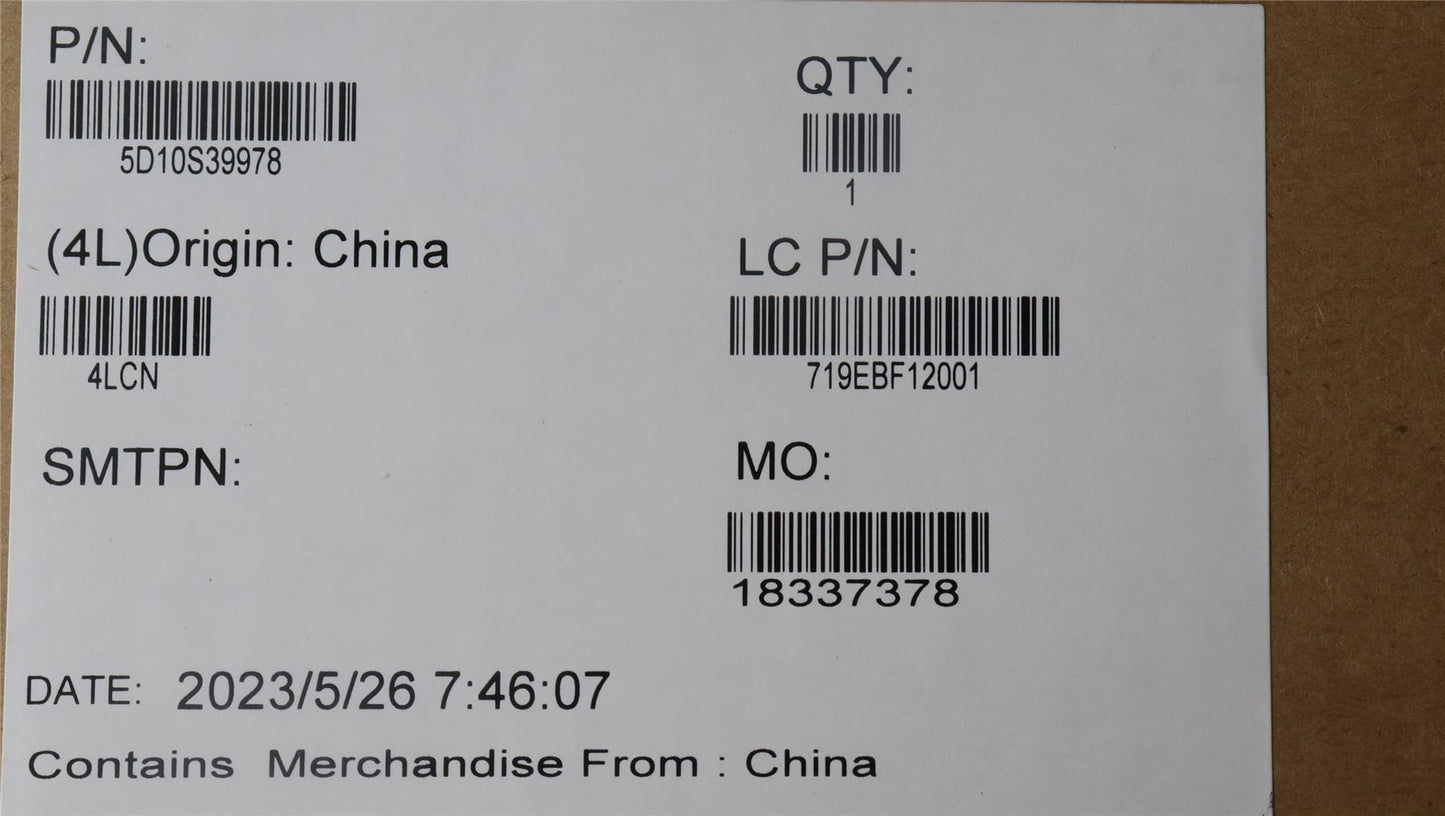Lenovo LCD module L83BY N touch 5D10S39978
