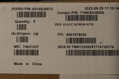 Lenovo IdeaPad 1 14AMN7 1 15AMN7 Schrauben-Schrauben-Set-Set 5S10S35513