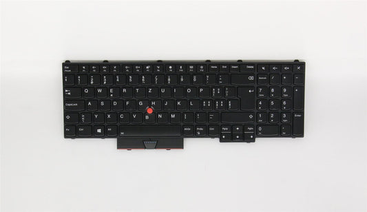 Lenovo ThinkPad P51 P71 Keyboard Swiss Black Backlit 01HW227