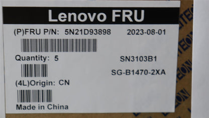 Lenovo ThinkPad P16s 1 T16 1 Keyboard Swiss Black Backlit 5N21D93856