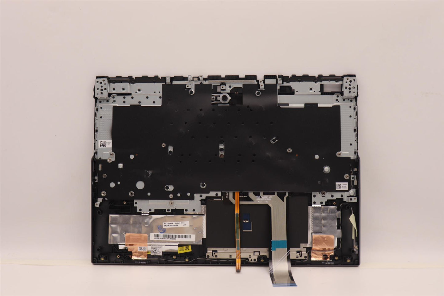 Lenovo 5 16IAH7H Palmrest Cover Touchpad Keyboard German Storm Grey 5CB1F38529