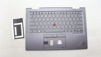 Lenovo ThinkPad X1 8th Gen Keyboard Palmrest Top Cover Hebrew Grey 5M11H62276