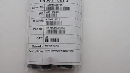 Lenovo TAPE SSD Mylar H 83AN_2242 5T10S33670