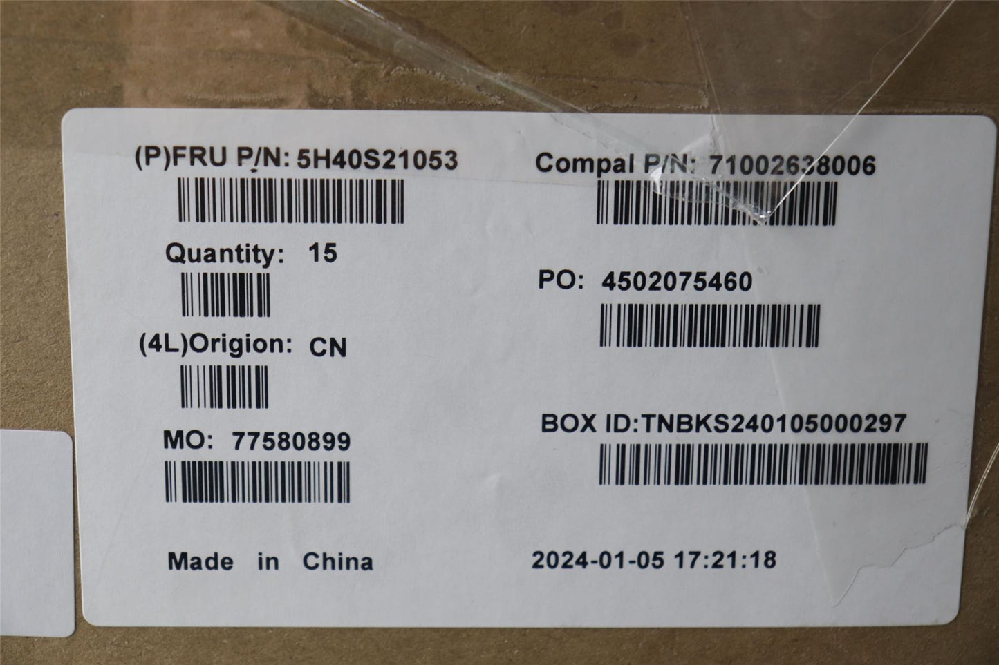 Lenovo Thermal C 83DX X4_HY 5H40S21053