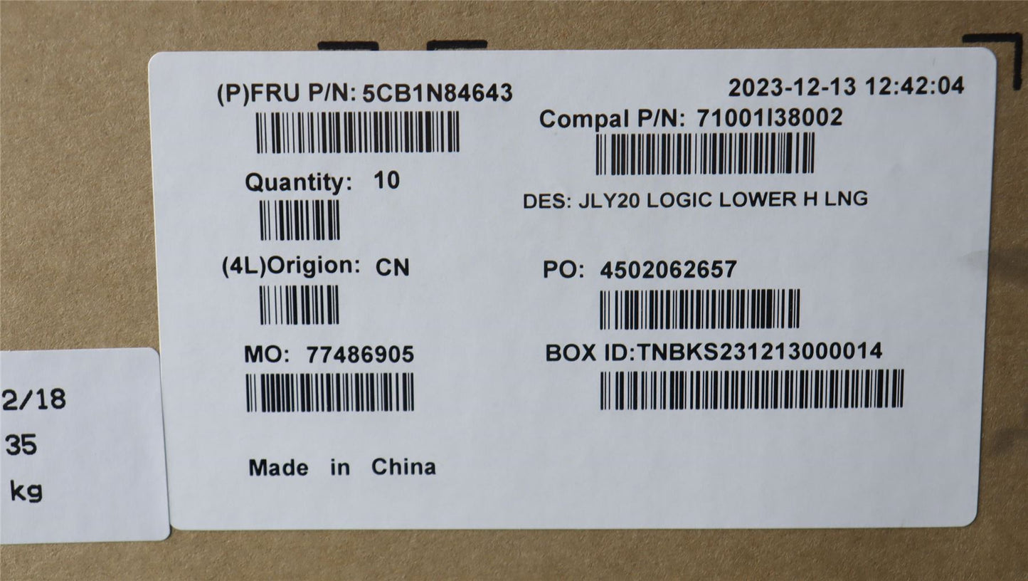 Lenovo Lower Case C 83DH LG H 5CB1N84643