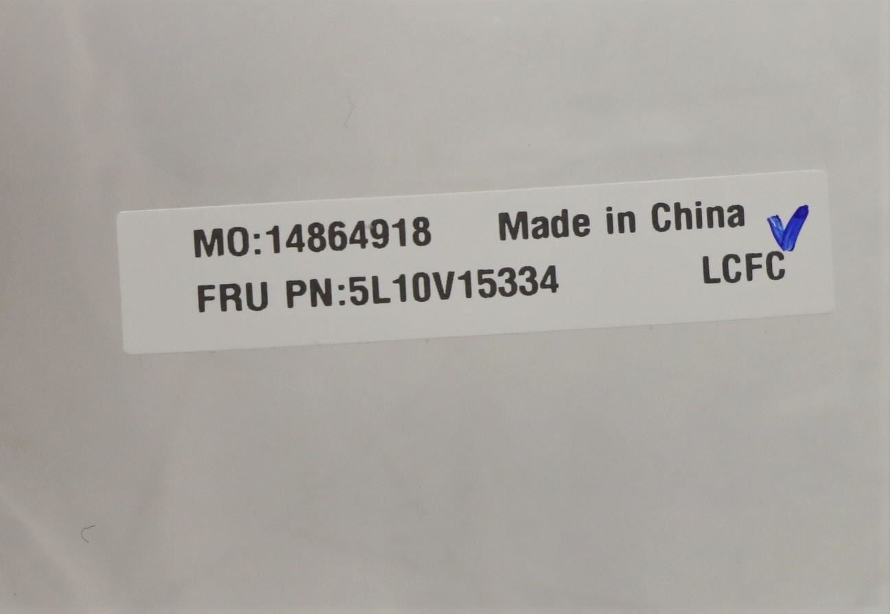 Lenovo LABEL FRU GEO Label SR 5L10V15334