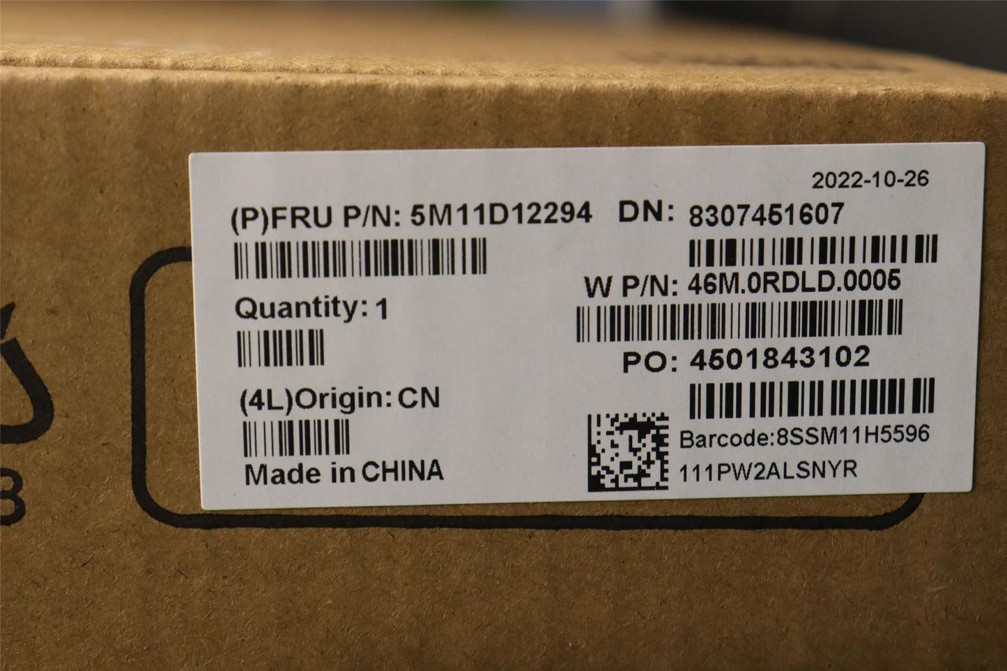 Lenovo MECH_ASM 13.02160x1350,IR_CV,MIC,WV,CSO 5M11D12295