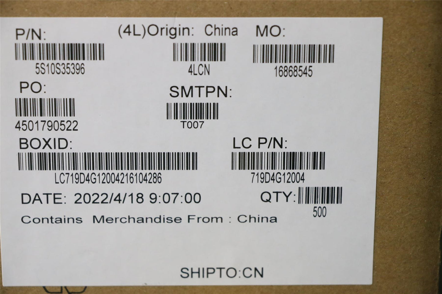 Lenovo SCREW SCREWL82SV 2.0D 3.5L 3.6D 0.3T SG 5S10S35396