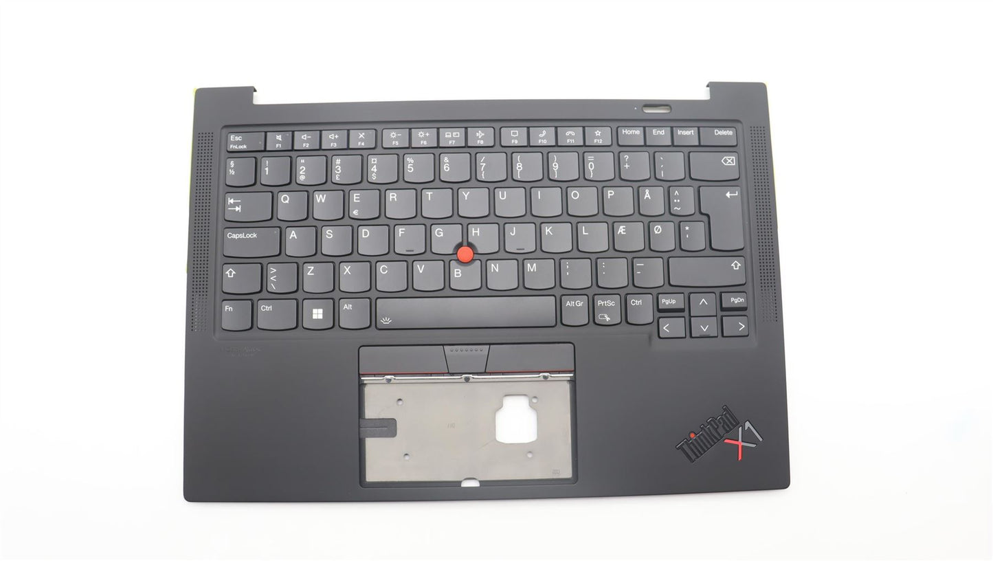 Lenovo ThinkPad X1 9th Gen Palmrest Cover Keyboard Danish Black 5M11C53270