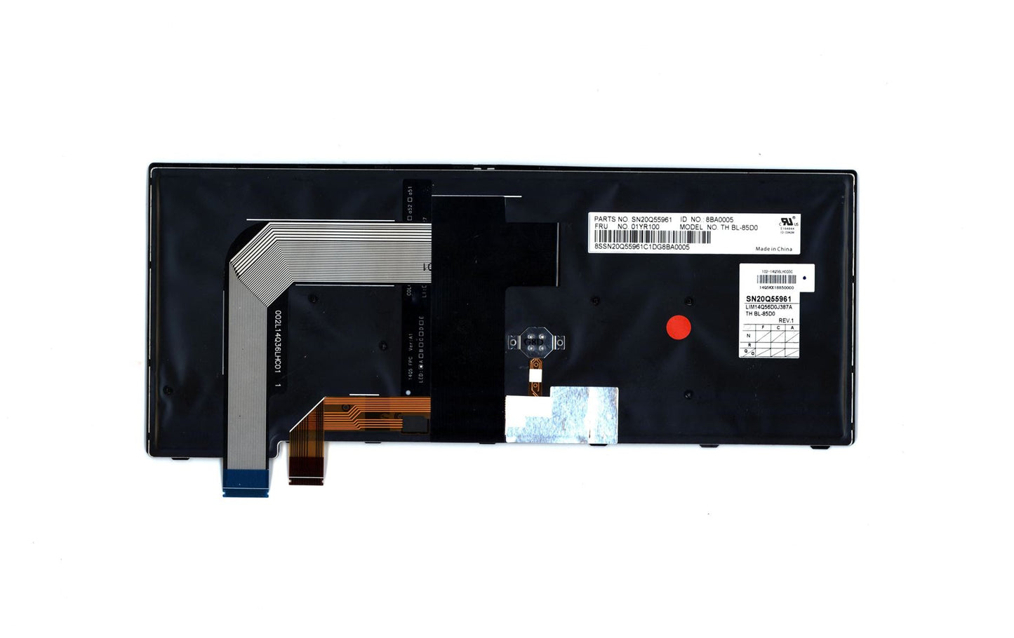 Lenovo TH-KBD, DE, CHY, BL 01YR100