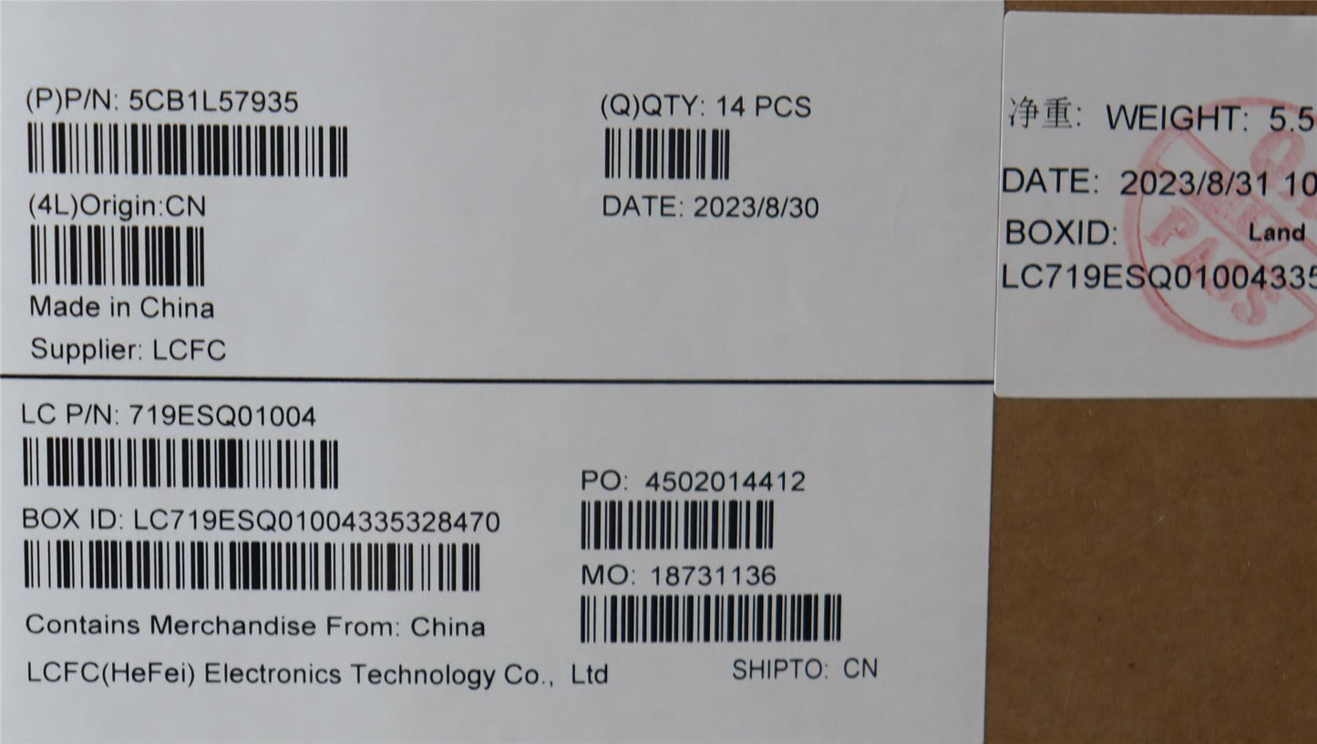 Lenovo FRU KT6D2_D_COVER_UMA_WL_ASSY_BK 5CB1L57935