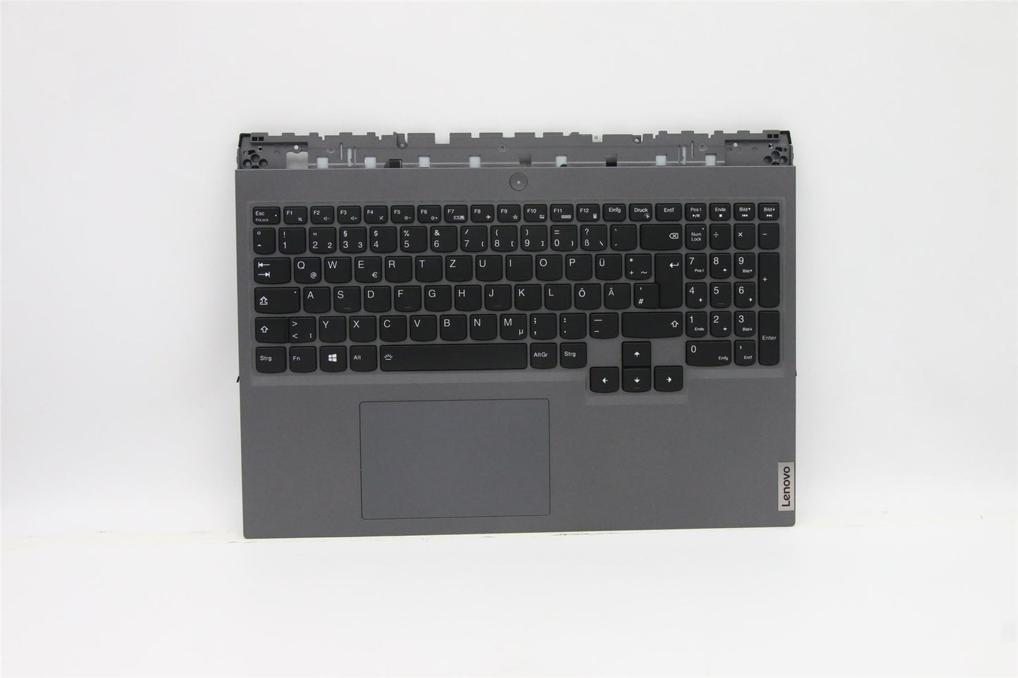 Lenovo Legion 5 16ITH6 Palmrest Touchpad Cover Keyboard German Grey 5CB1D09628