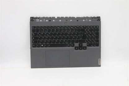 Lenovo Legion 5 16ITH6 Palmrest Touchpad Cover Keyboard German Grey 5CB1D09628