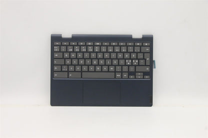 Lenovo Flex 3 CB-11IGL05 Palmrest Cover Touchpad Keyboard Nordic Blue 5CB0Z32218