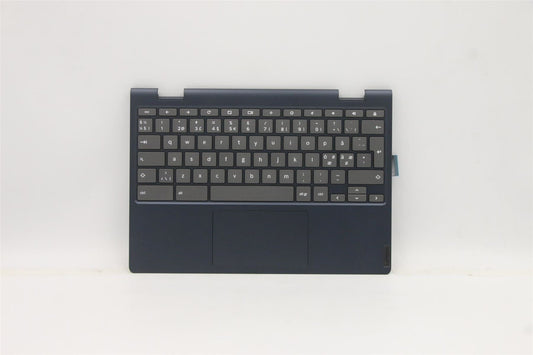 Lenovo Flex 3 CB-11IGL05 Palmrest Cover Touchpad Keyboard Nordic Blue 5CB0Z32218