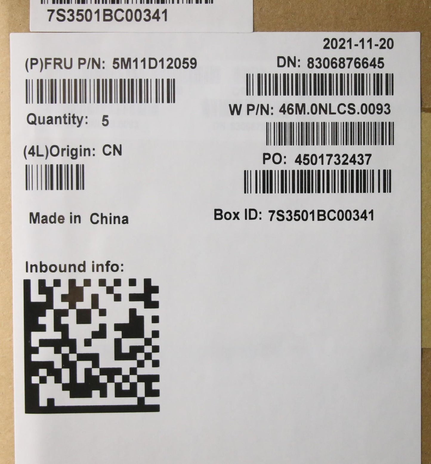 Lenovo NoWW C-Cvr+NOR KB ASM,CHY 5M11D12059