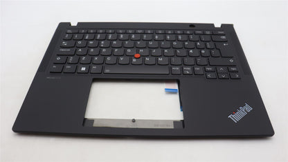 Lenovo ThinkPad X13 Gen 4 Keyboard Palmrest Top Cover Danish Black 5M11H94376