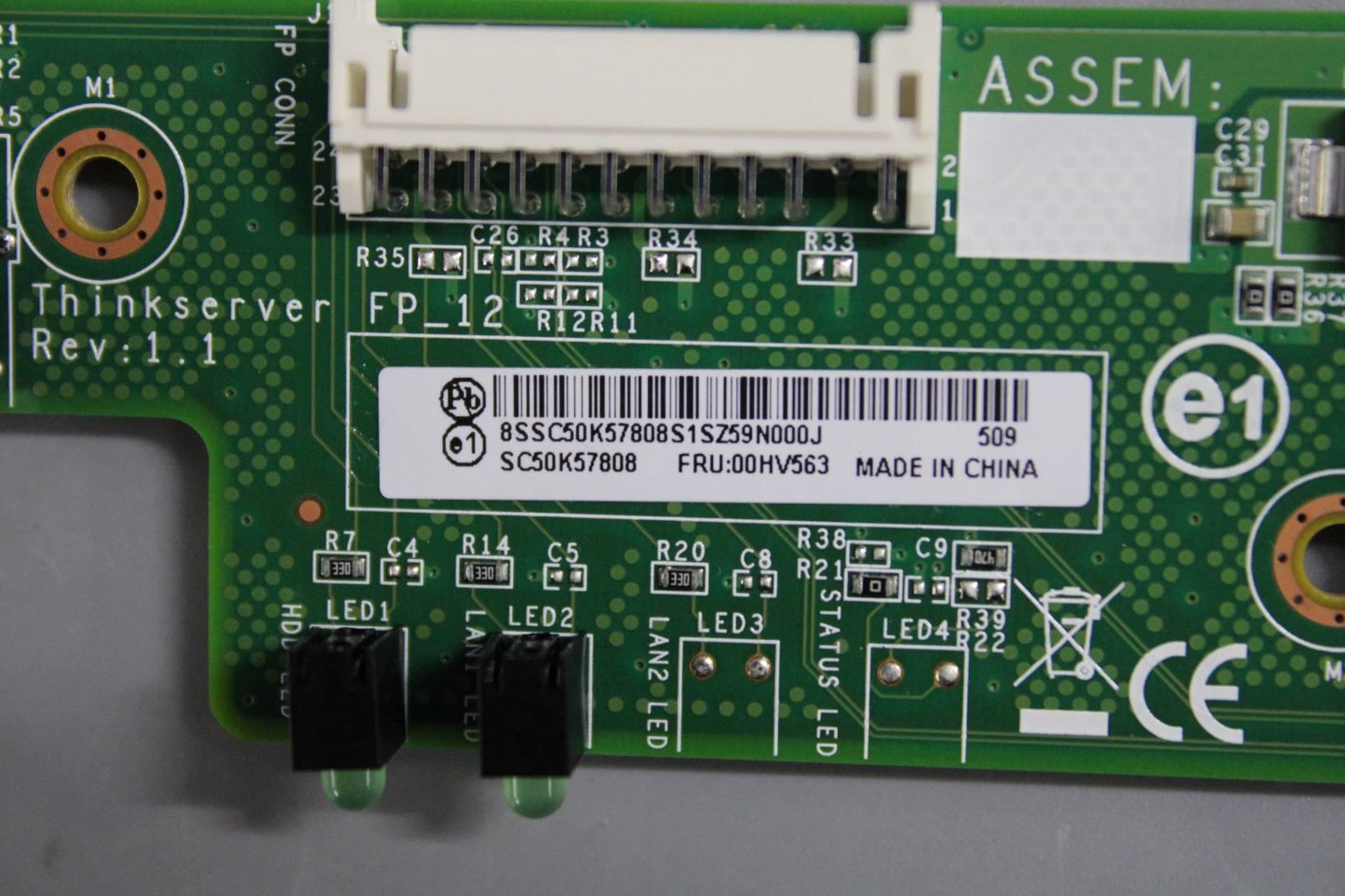 Lenovo TS450 Front panel USI Rev1.1 Board 00HV563
