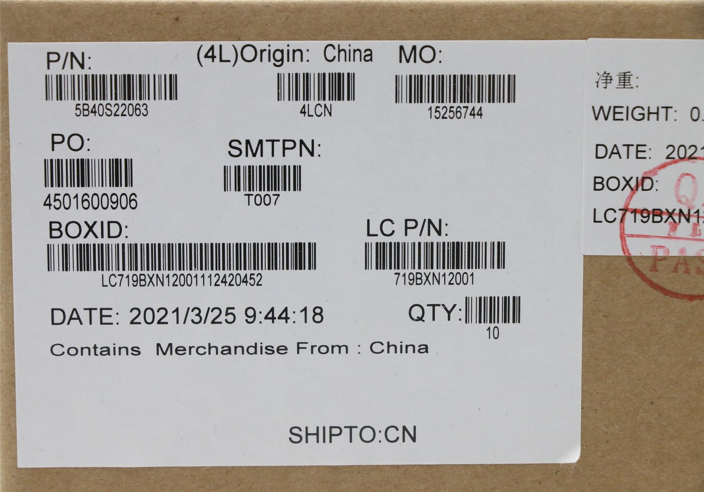 Lenovo 5B40S22063 Bracket L 82M0 for SSD Plate L